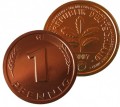 Gro�e Milch-Schokoladen Pfennig-M�nzen Taler 10cm 20Stk