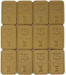 Milch-Schokoladen Goldbarren 50mm x 30mm 260 St�ck