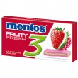 Mentos 3 Fruity Fresh Erdbeer Apfel Himbeer 12 Packungen
