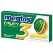 Mentos 3 Fruity Fresh Wassermelone Ananas, 12 Packungen