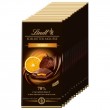 Lindt Edelbitter Mousse Orange Schokolade 150g 10Tafeln