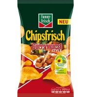 Funny Frisch Chipsfrisch Currywurst Style 175g 10 Beutel