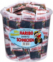 Haribo Lakritz-Schnecken, Rotella Minibeutel 100 St�ck