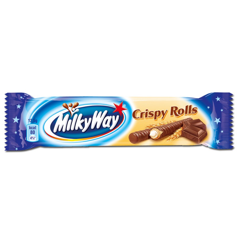 Milky Way Crispy Rolls, Riegel, Schokolade, 24 Riegel Riegel Mars ...