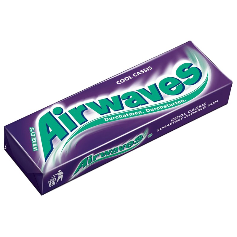 Wrigleys Airwaves Cool Cassis, Kaugummi, Dragee, 30 Pk Wrigleys Airwaves Cool Cassis, Kaugummi, Dragee, 30 Pk
