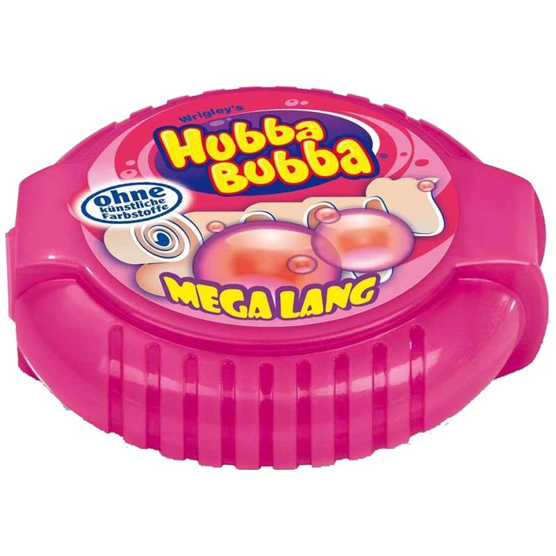 Wrigleys Hubba Bubba Band Fancy Fruit, Kaugummi, 12 Ro.
