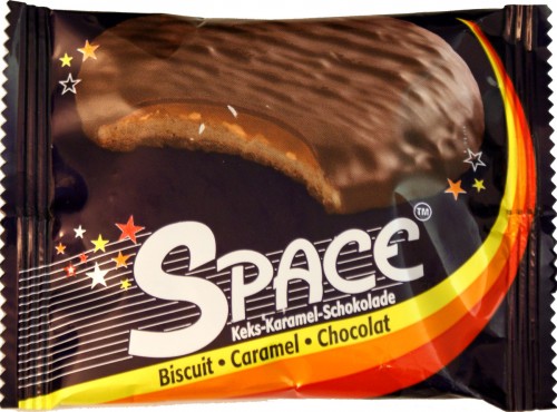 8-77EUR-1kg-Space-Keks-Karamell-Schoko-36-Stueck-je-45g