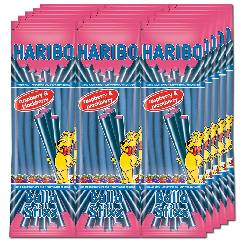 Haribo Balla Stixx Him- und Brombeere, 15 Beutel ...