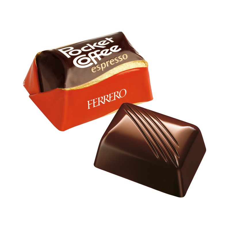 Ferrero Pocket Coffee Espresso Kaffee Praline 12 Riegel Schokolade Pralinen Ferrero Pralinen