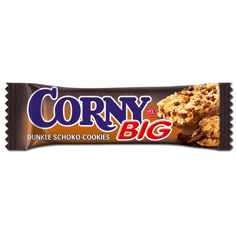 Corny Big Dunkle Schoko-Cookies Riegel, Müsli, 24 Stück Riegel Riegel ...