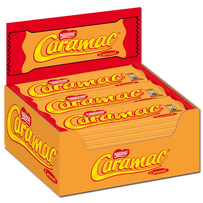 Nestle Caramac Caramel, Riegel, Schokolade, 36 Riegel Riegel Nestle