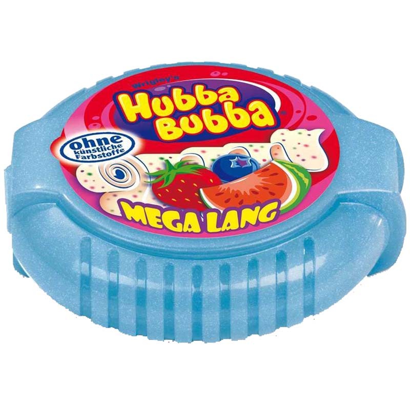Wrigleys Hubba Bubba Band Erd-Blaubeere-Wassermelone Kaugummi ...