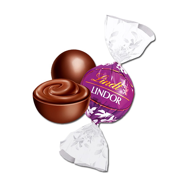Lindt Lindor Kugel Mandel 3kg Schokolade, 240 Stück Schokolade Pralinen ...