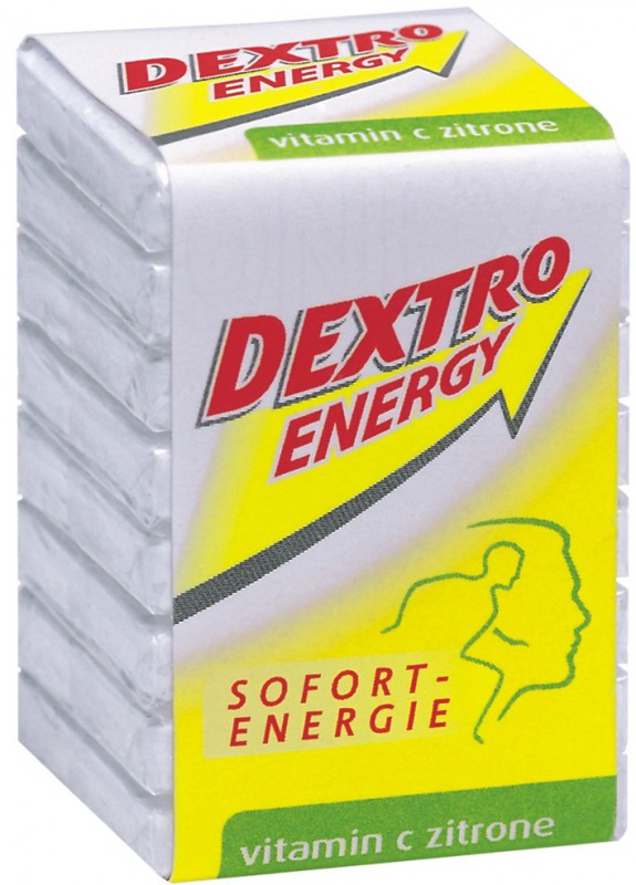 Dextro Energy Vitamin C Zitrone, Traubenzucker 18 Pack. Traubenzucker