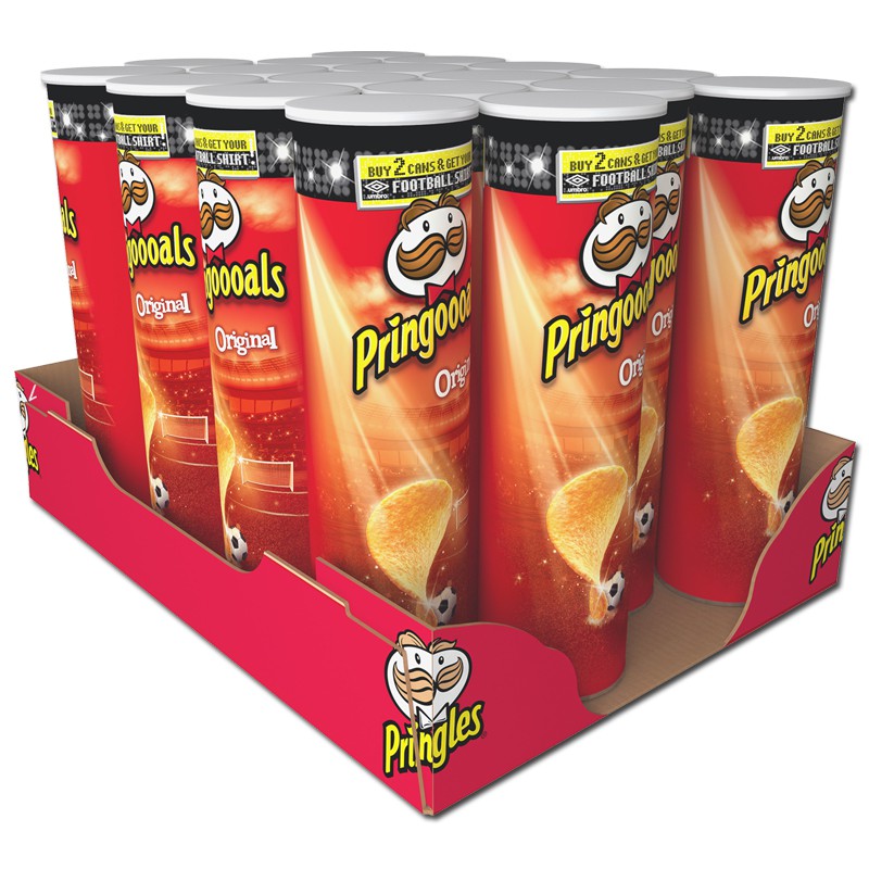 Pringles Original Chips Dose 190g, 18 Stück Knabberartikel Chips