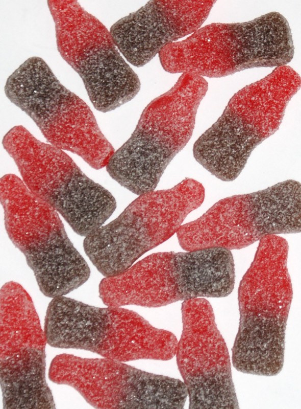 Saure Kirsch-Cola-Flaschen 3 kg, Fruchtgummi sauer Fruchtgummi Kilo ...