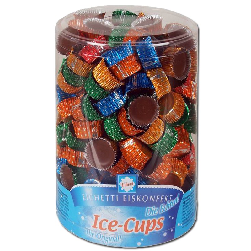 Eichetti Eiskonfekt, Ice-Cups,Schokolade, 200 Stück Schokolade