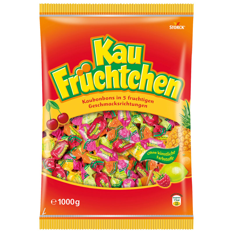 5331 Storck Kau Fruechtchen Kaubonbons 1 Kg Beutel